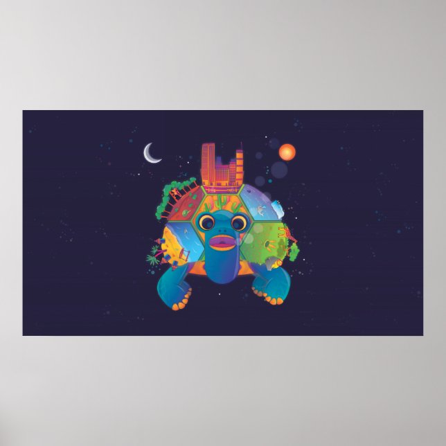 Affiches Space Turtle (Devant)