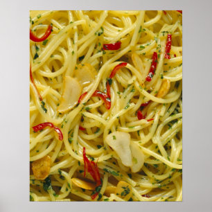 Affiches Spaghetti Aglio; Olio and Peperoncino