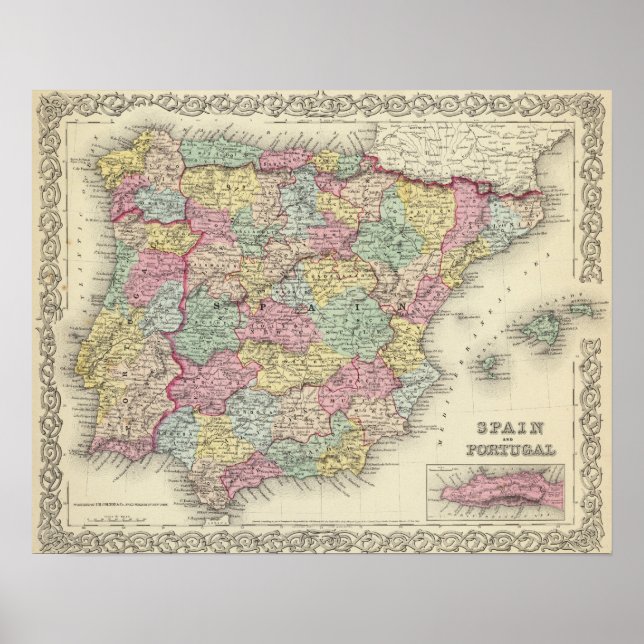 Affiches Spain And Portugal 3 (Devant)