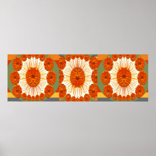 Affiches Spectacle de Fleurs MARIGOLD : Art Décoratif