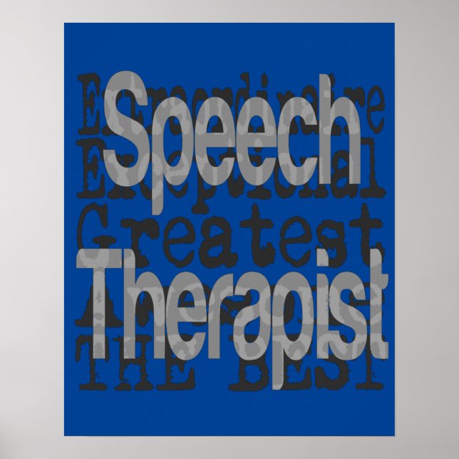 Affiches Speech Therapist Extraordinaire (Devant)