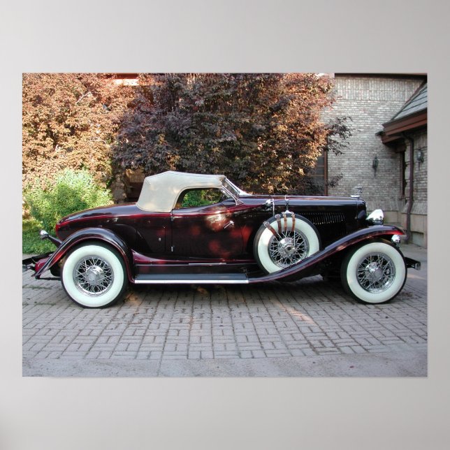 Affiches Speedster d'Auburn 1932 (Devant)