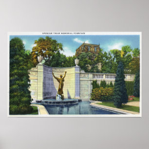 Affiches Spencer Trask Memorial Fountain View