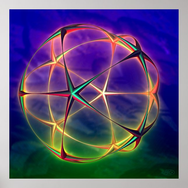 Affiches Sphère Star (Devant)