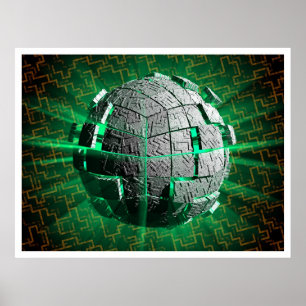 Affiches Sphère technologique