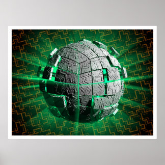 Affiches Sphère technologique