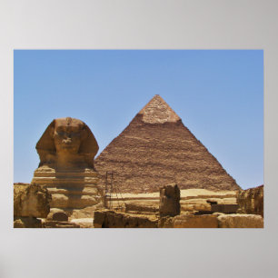 Affiches Sphinx Et Pyramide