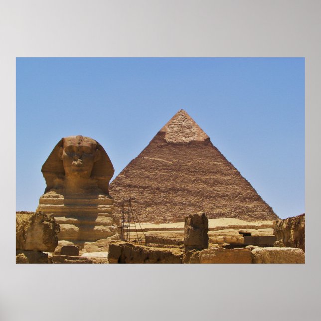 Affiches Sphinx Et Pyramide (Devant)