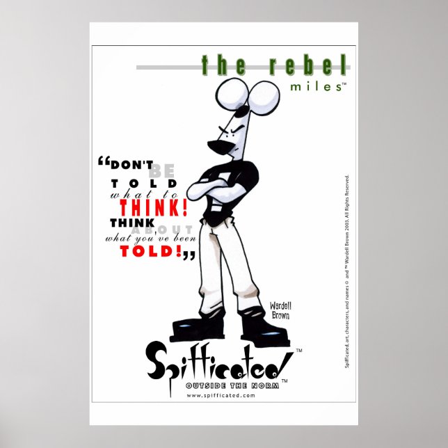 Affiches Spifficated - Le Rebel (Devant)