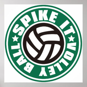 Affiches Spike_It_Volleyball