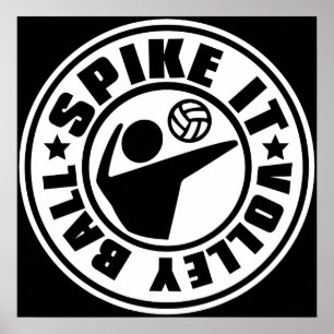 Affiches Spike_It_Volleyball