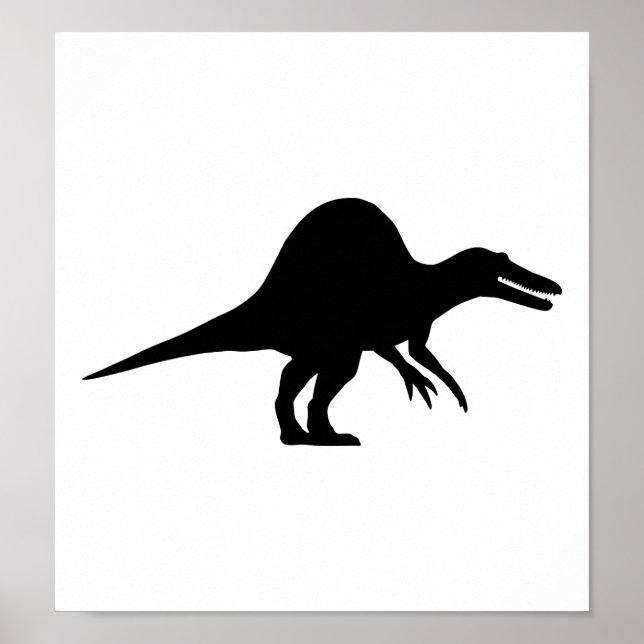 Affiches Spinosaure de dinosaure (Devant)