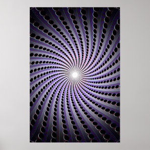 Affiches Spirale Abstraite foncée :