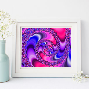 Affiches Spirale violette