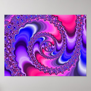 Affiches Spirale violette