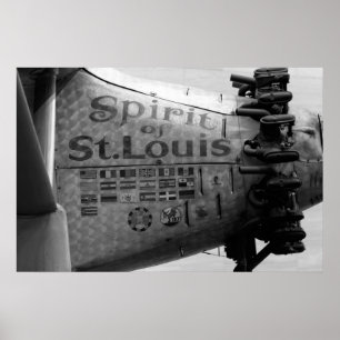 Affiches Spirit of St. Louis B&W