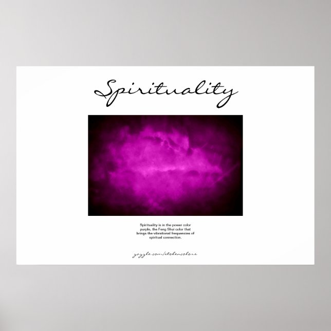 Affiches Spiritualité - Violet (Devant)