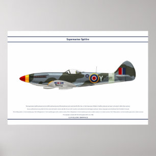 Affiches Spitfire gigaoctet 28 Sqn 1