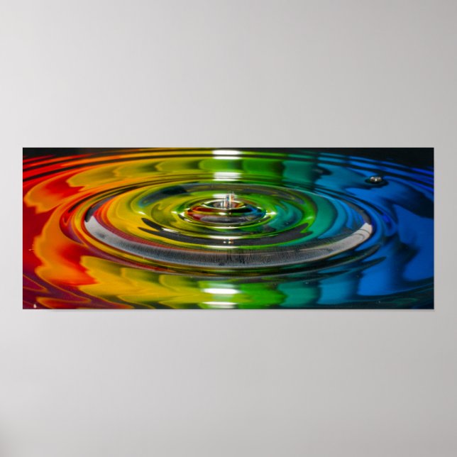 Affiches Splash couleur (Devant)