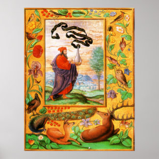 Affiches Splendor Solis : Philosophe avec flacon