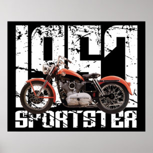 Affiches Sportster 1957
