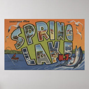 Affiches Spring Lake, New Jersey - Grandes SCÈNES