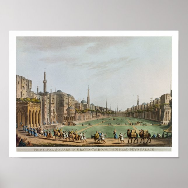 Affiches Square principal au Grand Cairo, avec Murad Bey (Devant)