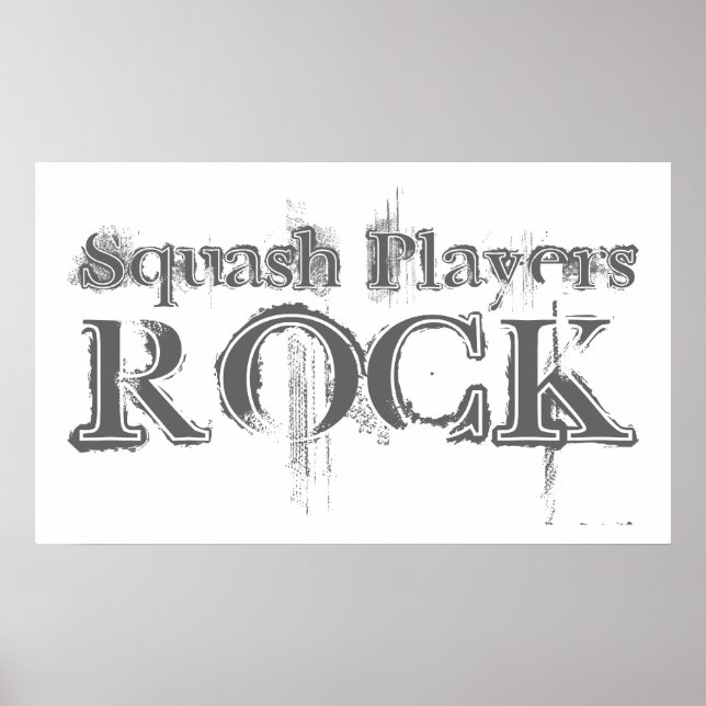 Affiches Squash Players Rock (Devant)