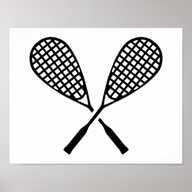 Affiches Squash rackets (Devant)