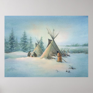 Affiches SQUAW de CAMP de TIPI par SHARON SHARPE