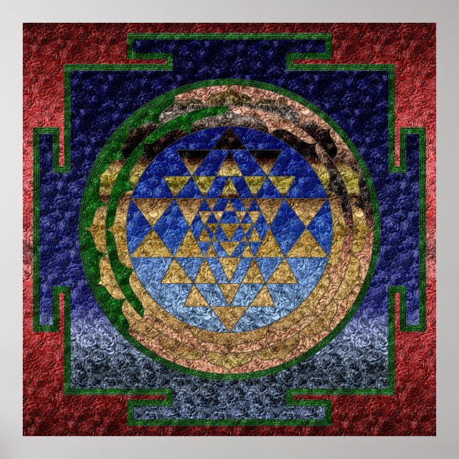 Affiches Sri Yantra SY-2 (Devant)