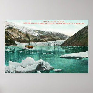 Affiches SS Spokane Steamer Passage par Glacier