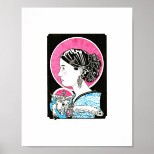 Affiches St Agnès de Rome 8" x 10" copie