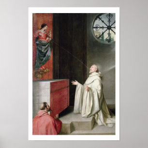 Affiches St Bernard et la Vierge