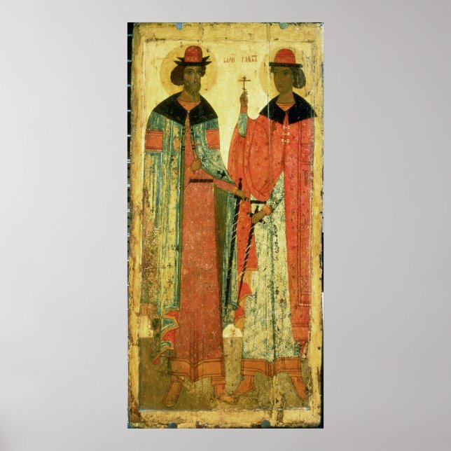 Affiches St. Boris et St. Gleb, Moscou (Devant)