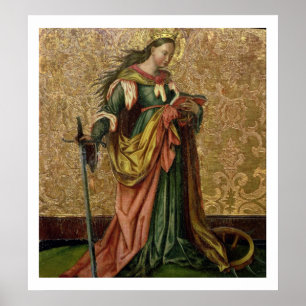 Affiches St Catherine de l'Alexandrie (huile sur le