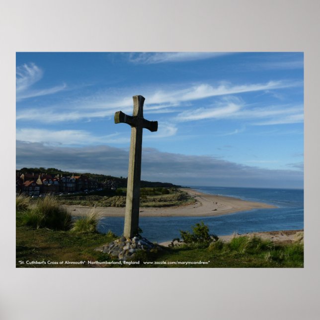 Affiches St. Cuthbert's Cross, Alnmouth Northumberland (Devant)