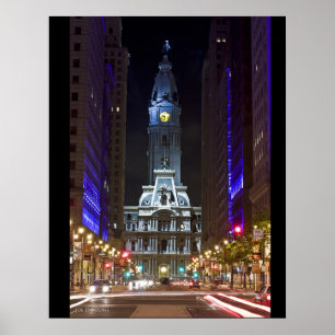 Affiches St de couleur de nuit large