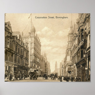 Affiches St de société, cru de Birmingham, Angleterre