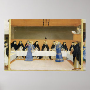 Affiches St Dominic et ses compagnons Fed par des anges