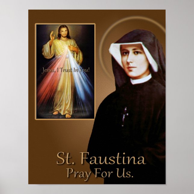 AFFICHES ST FAUSTINA (Devant)
