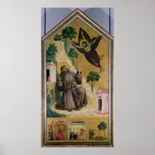 Affiches St. Francis recevant la Stigmata, c.1295-1300