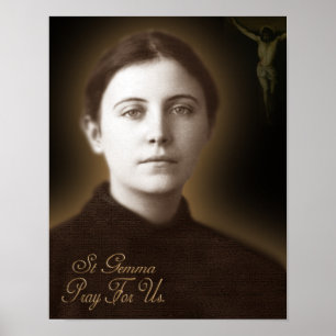 Affiches St Gemma Galgani,