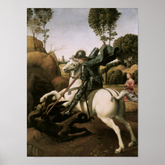 Affiches St. George & le Dragon, Raphael Fine Art