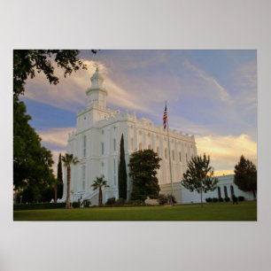 Affiches St George Utah, temple de LDS