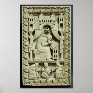 Affiches St. Gregory écrit avec des scribes ci-dessous