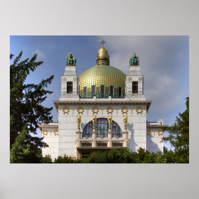 Affiches St. Leopold's Church Vienne Autriche (Devant)