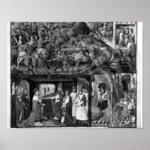 Affiches St Louis partant pour la croisade