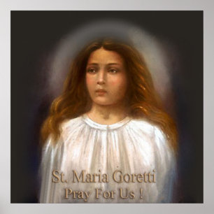 Affiches St Maria Goretti prient pour nous