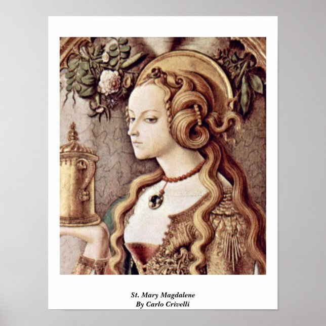 Affiches St Mary Magdalene Par Carlo Crivelli (Devant)